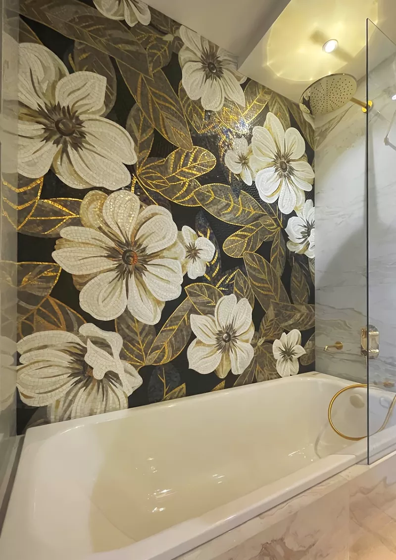 мозаичное панно sicis flower power